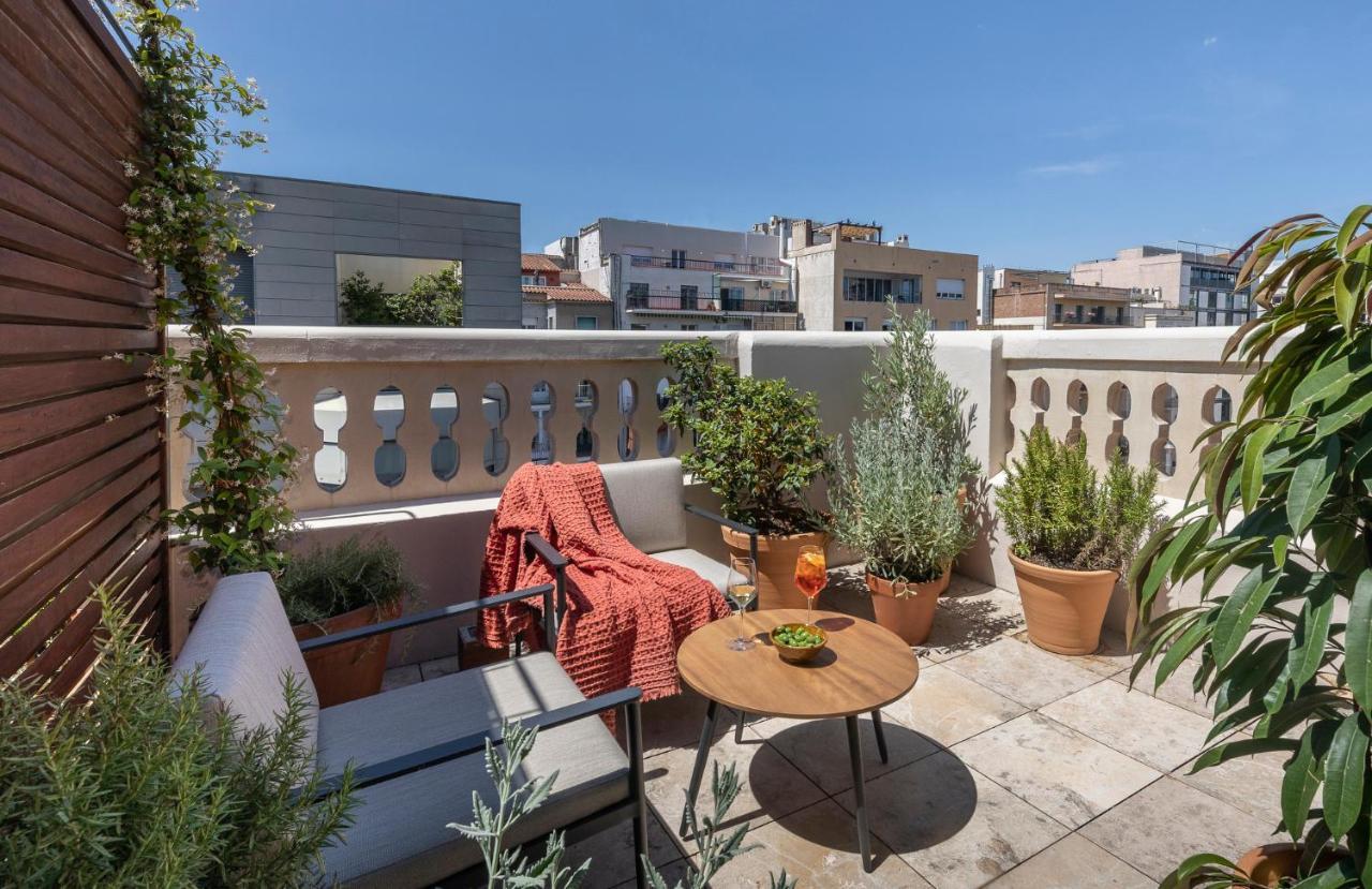 Hotel Casa Sagnier Barcelona Exterior photo Rooftop terrace
